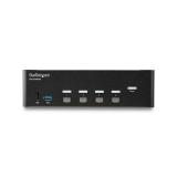 StarTech.com - Switch Conmutador KVM de 4 Puertos HDMI - 4K de 30Hz - de Pantalla Doble