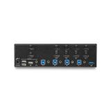 StarTech.com - Switch Conmutador KVM de 4 Puertos HDMI - 4K de 30Hz - de Pantalla Doble