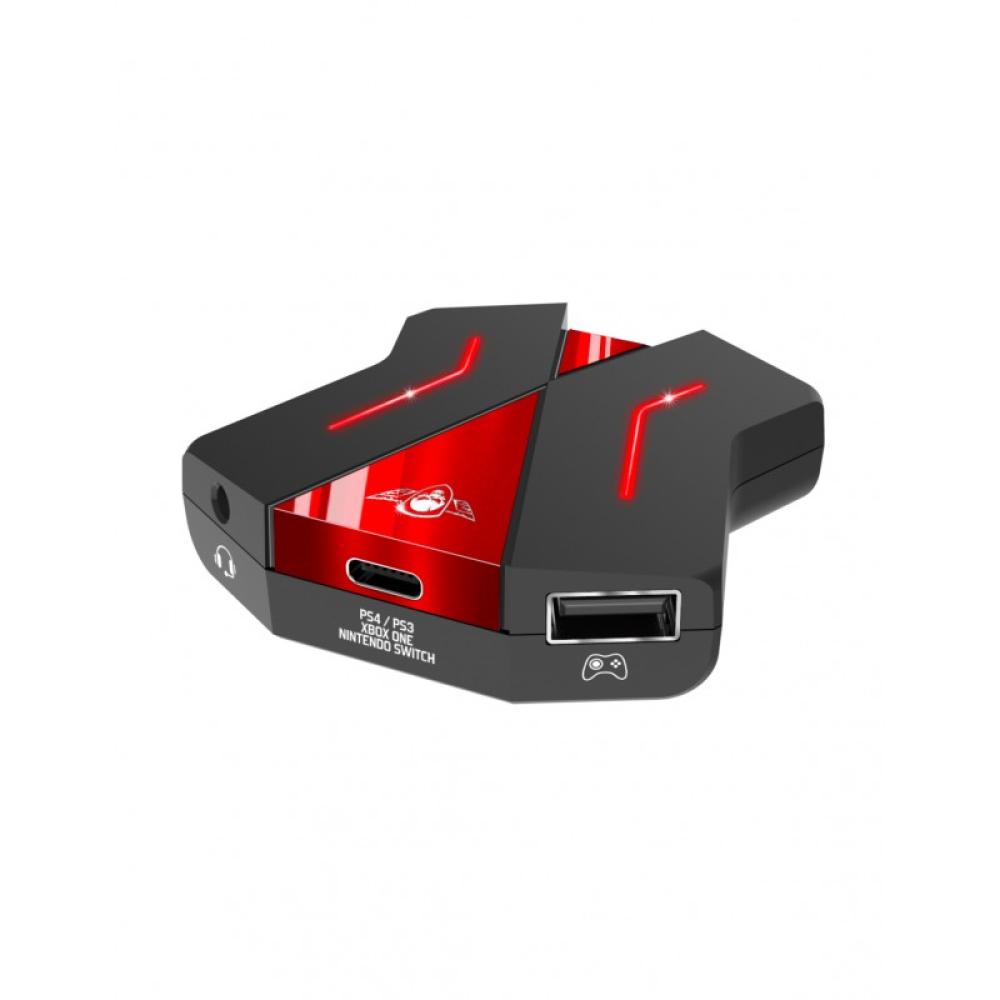 Spirit of Gamer - Crossgame 2 USB 2.0 Type-C Negro, Rojo