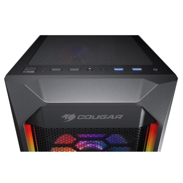 COUGAR - CGR-5VM6B-MESH-G-RGB Midi Tower Negro