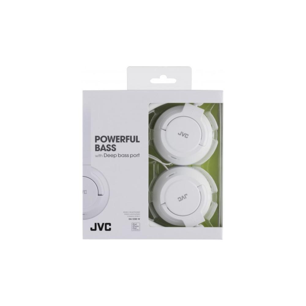 JVC - HA-S180-W-E auricular y casco Auriculares Alámbrico Diadema Música Blanco