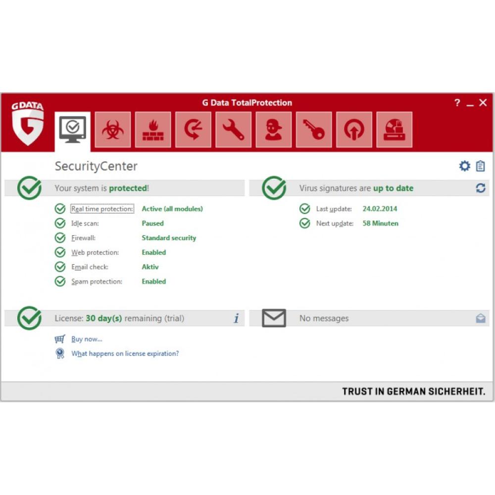 G DATA - Total Protection, 1PC, 1 Year, ESD Seguridad de antivirus Plurilingüe 1 año(s)