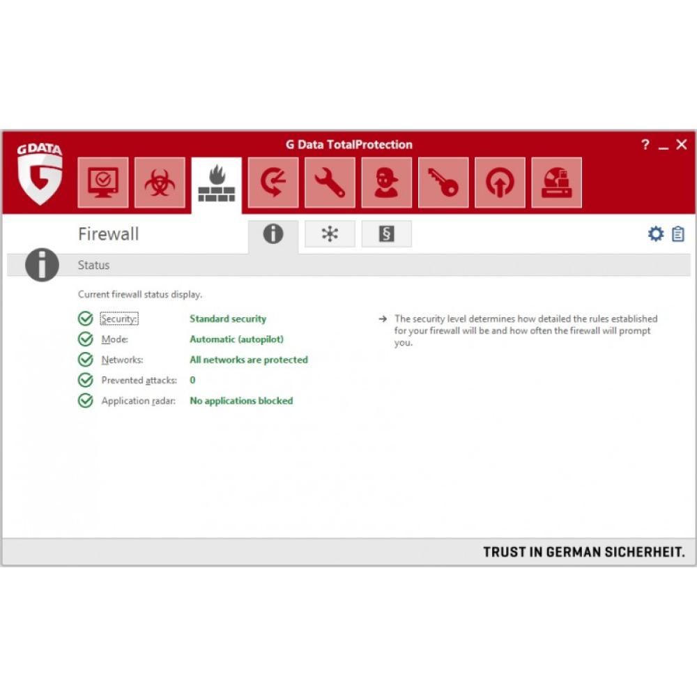 G DATA - Total Protection, 1PC, 1 Year, ESD Seguridad de antivirus Plurilingüe 1 año(s)
