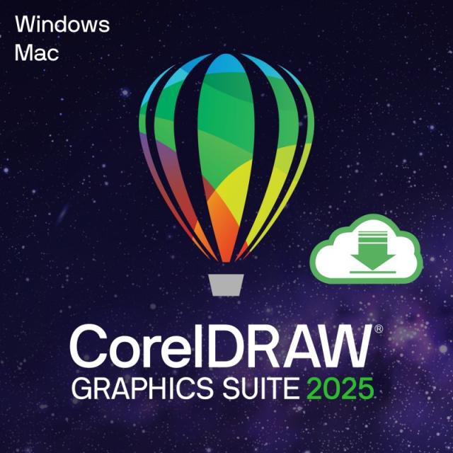 Corel - CorelDRAW Graphics Suite 2025 Empresarial 1 licencia(s) Electronic License Delivery (ELD) Checo, Alemán, Holandés, Inglé