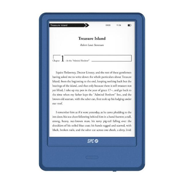 SPC - Dickens Light 2 Pro lectore de e-book Pantalla táctil 8 GB Azul