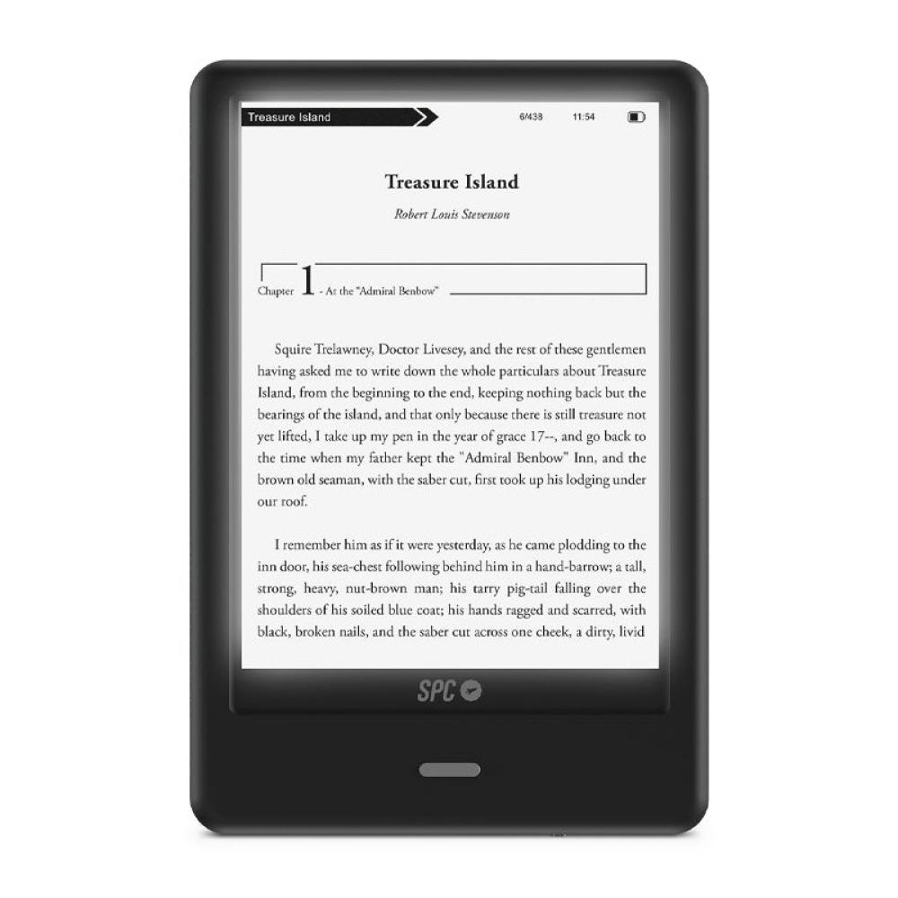 SPC - Dickens Light 2 Pro lectore de e-book Pantalla táctil 8 GB Negro