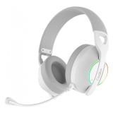 CoolBox - GAMING AURICULARES CON MICRO WB01 RF+BT+3.5 BLANCO PC/CONSOLAS