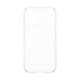 PanzerGlass - HardCase Transparent w. White MagSafe iPhone 16 funda para teléfono móvil Transparente