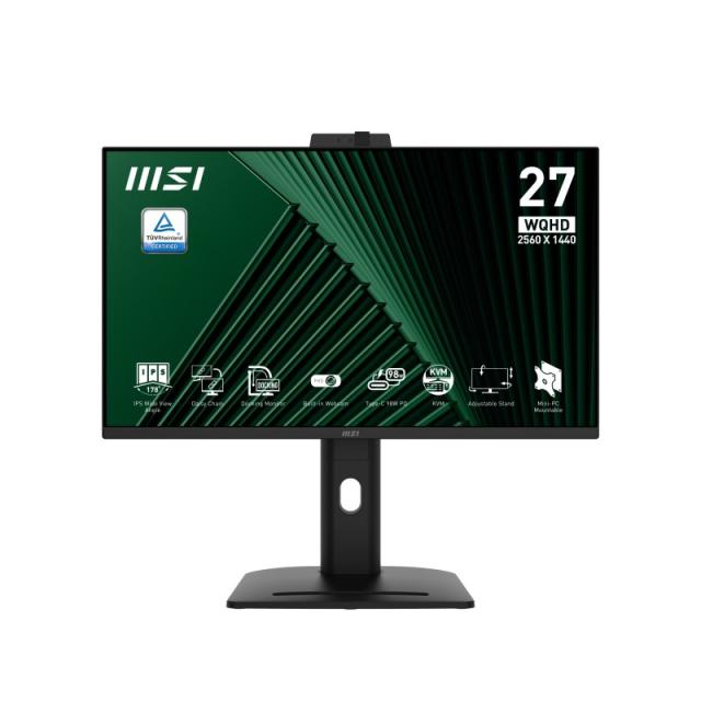 MSI - Pro MP275QPDG pantalla para PC 68,6 cm (27") 2560 x 1440 Pixeles Wide Quad HD LCD Negro