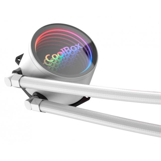 CoolBox - GAMING REFRIGERACION LIQUIDA ARGB INFINITE LIQUID240 BLANCO