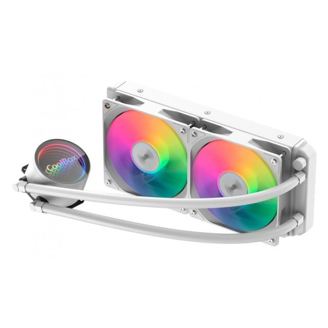 CoolBox - GAMING REFRIGERACION LIQUIDA ARGB INFINITE LIQUID240 BLANCO