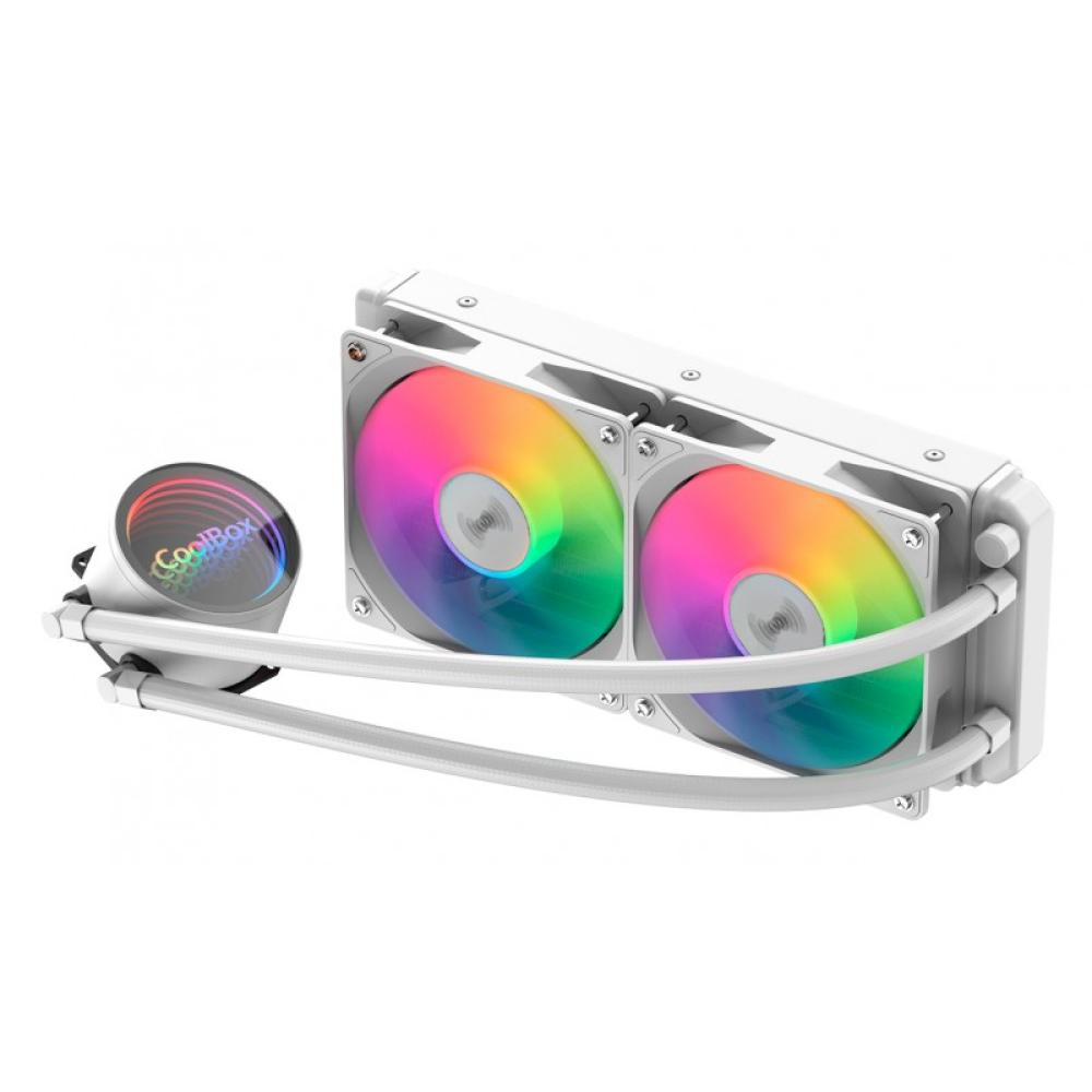 CoolBox - GAMING REFRIGERACION LIQUIDA ARGB INFINITE LIQUID240 BLANCO