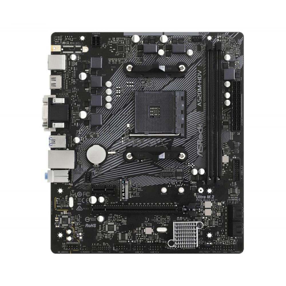 Asrock - A520M-HDV Zócalo AM4 micro ATX