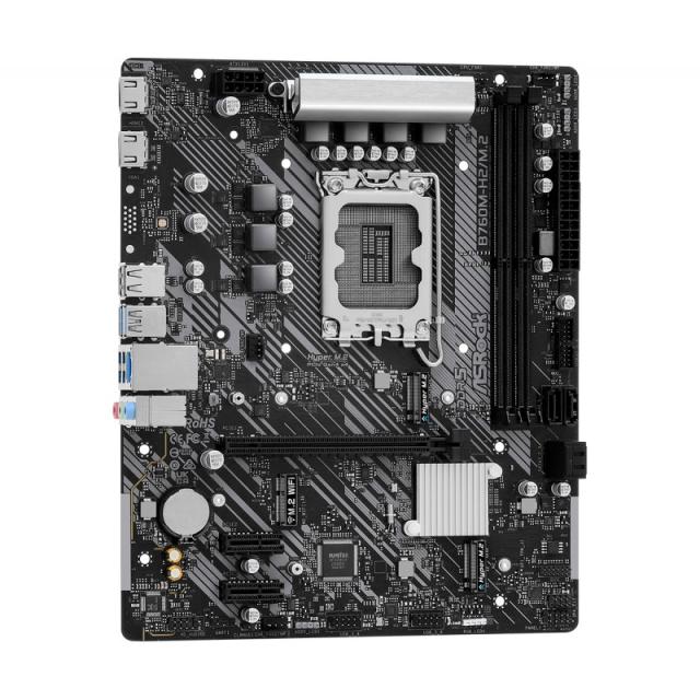 Asrock - B760M-H2/M.2 Intel B760 LGA 1700 micro ATX