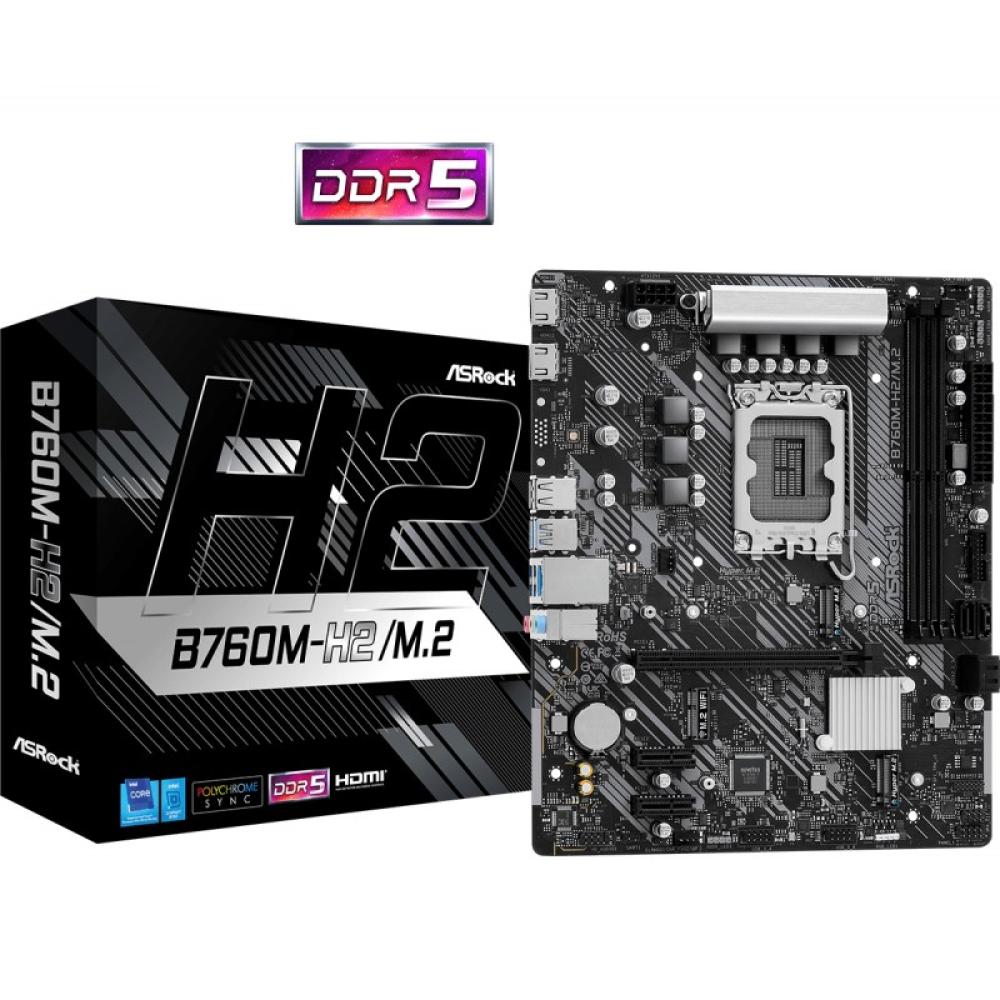 Asrock - B760M-H2/M.2 Intel B760 LGA 1700 micro ATX