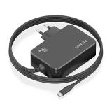 AISENS - Cargador GaN 100W PD3.0 1xUSB-C 1.8m, Negro