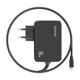 AISENS - Cargador GaN 100W PD3.0 1xUSB-C 1.8m, Negro