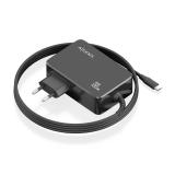 AISENS - Cargador GaN 100W PD3.0 1xUSB-C 1.8m, Negro