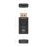 AISENS - Conversor DisplayPort a HDMI 4K@60HZ, DP/M-HDMI/H, Negro