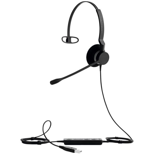 Jabra - 2393-829-109 auricular y casco Auriculares Alámbrico Diadema Oficina/Centro de llamadas USB tipo A Negro