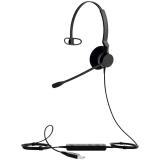 Jabra - 2393-829-109 auricular y casco Auriculares Alámbrico Diadema Oficina/Centro de llamadas USB tipo A Negro