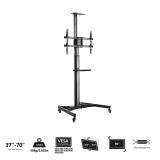 Ewent - EW1540 soporte para pantalla de señalización 177,8 cm (70") Negro