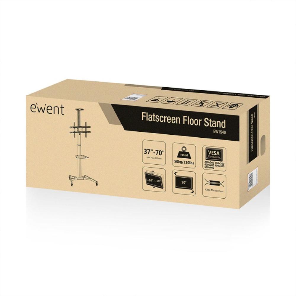 Ewent - EW1540 soporte para pantalla de señalización 177,8 cm (70") Negro