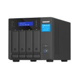 QNAP - TVS-H474 NAS Torre Intel® Pentium® G7400 8 GB DDR4 0 TB QuTS hero Negro