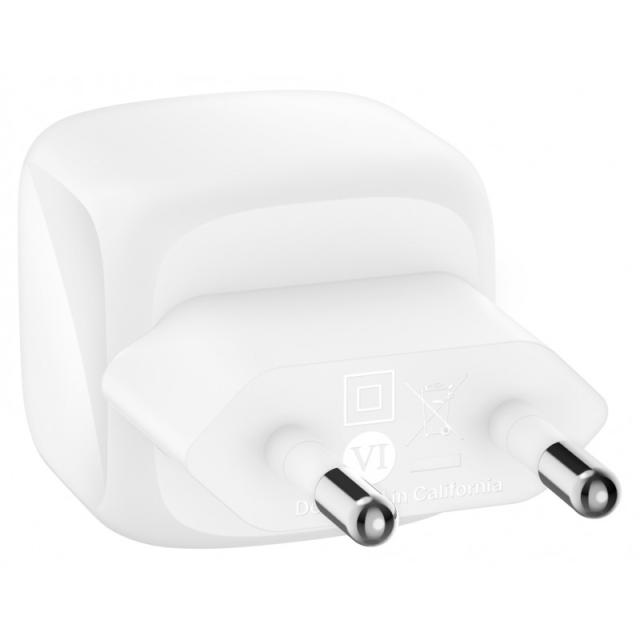 Belkin - BoostCharge Portátil, Smartphone, Tableta Blanco Corriente alterna Carga rápida Interior