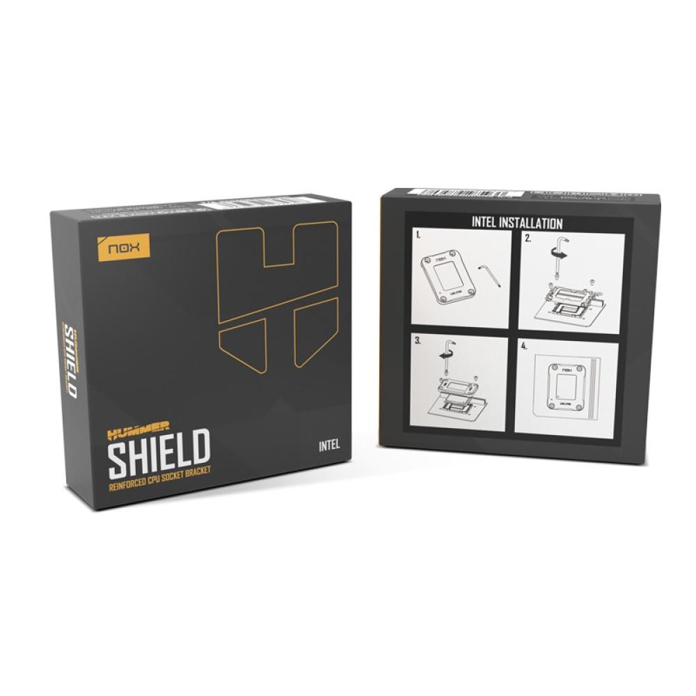 NOX - NXHUMMERSHIELDINT soporte de CPU Negro