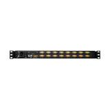 Eaton - B020-U16-19-K KVM de Consola NetDirector de 16 puertos 1U para instalar en rack, con LCD de 19 pulgadas + 8 cables combi