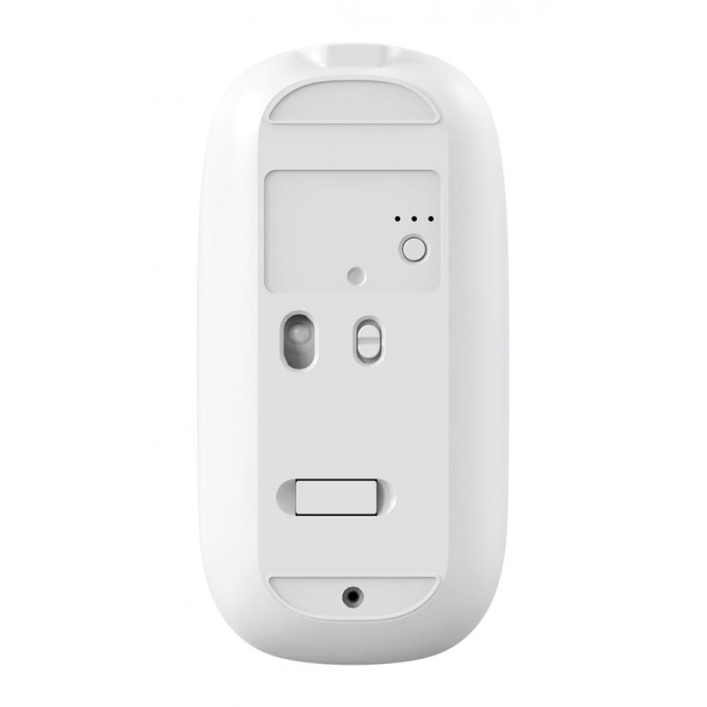 CoolBox - RATON W02 IA BLANCO INALAMBRICO RECARGABLE 500MAH RF+BT 1600DPI COPILOT SILENTCLICK