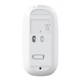 CoolBox - RATON W02 IA BLANCO INALAMBRICO RECARGABLE 500MAH RF+BT 1600DPI COPILOT SILENTCLICK