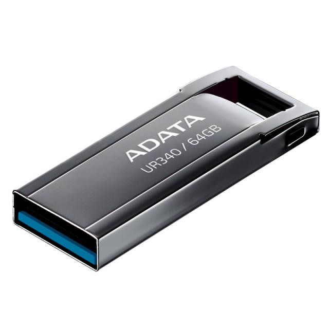 ADATA - UR340 unidad flash USB 64 GB USB tipo A 3.2 Gen 2 (3.1 Gen 2) Negro