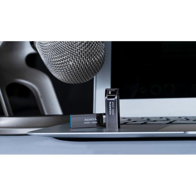ADATA - UR340 unidad flash USB 64 GB USB tipo A 3.2 Gen 2 (3.1 Gen 2) Negro