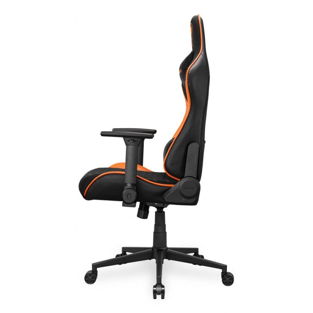 COUGAR - CGR-A2F Silla para videojuegos universal Asiento acolchado tapizado Negro, Naranja