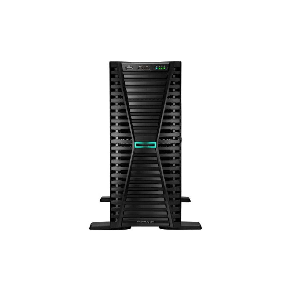 HPE - ProLiant ML110 Gen11 3508U 2.1GHz 8c 1P 1x32GB-R 8SFF 2x480GB SSD 2x1000W PS EU Server