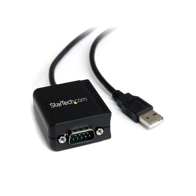 StarTech.com - Cable Adaptador 2,5m USB a 1 Puerto Serie Serial RS232 DB9 FTDI Aislamiento Óptico