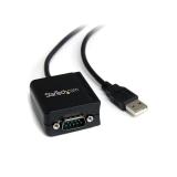 StarTech.com - Cable Adaptador 2,5m USB a 1 Puerto Serie Serial RS232 DB9 FTDI Aislamiento Óptico