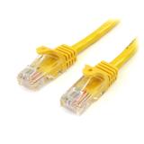 StarTech.com - Cable de 2m Amarillo de Red Fast Ethernet Cat5e RJ45 sin Enganche - Cable Patch Snagless