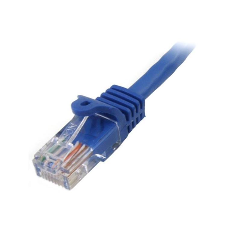 StarTech.com - Cable de 3m Azul de Red Fast Ethernet Cat5e RJ45 sin Enganche - Cable Patch Snagless