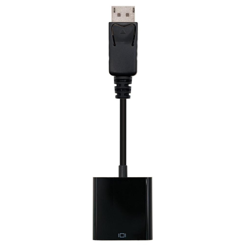 Nanocable - Conversor DisplayPort a sVGA, DisplayPort/M-sVGA/H, Negro, 15 cm