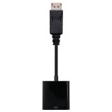 Nanocable - Conversor DisplayPort a sVGA, DisplayPort/M-sVGA/H, Negro, 15 cm