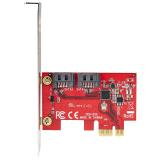 StarTech.com - Tarjeta PCIe SATA - Tarjeta PCI Express Controladora de 2 Puertos SATA de 6Gbps - de Perfil Completo o Bajo - Tar