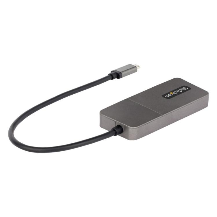StarTech.com - Adaptador USB-C de 3 Puertos Multimonitor - Hub MST USB Tipo C a 3 Puertos HDMI - Divisor Multiplicador DP Triple