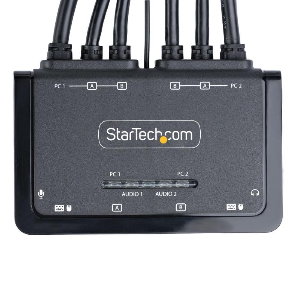 StarTech.com - C2-DD46-UA2-CBL-KVM interruptor KVM Negro
