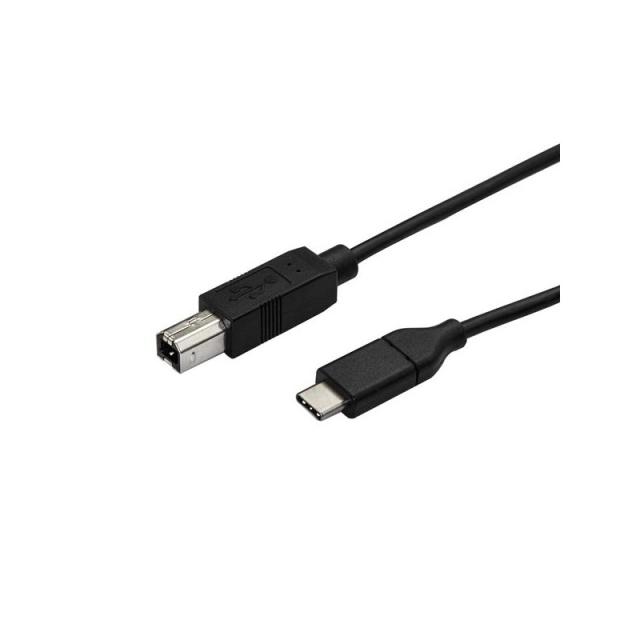 StarTech.com - Cable de 50cm USB-C a USB-B de Impresora - Cable Adaptador USB Tipo C a USB B