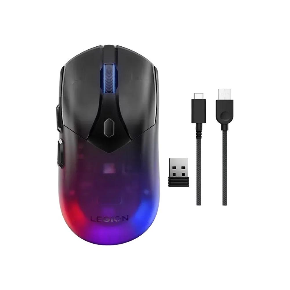 Lenovo - Legion M410 ratón Juego Ambidextro RF Wireless + USB Type-C Óptico 16000 DPI