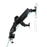 TooQ - DB1434TNR-B soporte para monitor 86,4 cm (34") Escritorio Negro