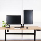 TooQ - DB1434TNR-B soporte para monitor 86,4 cm (34") Escritorio Negro